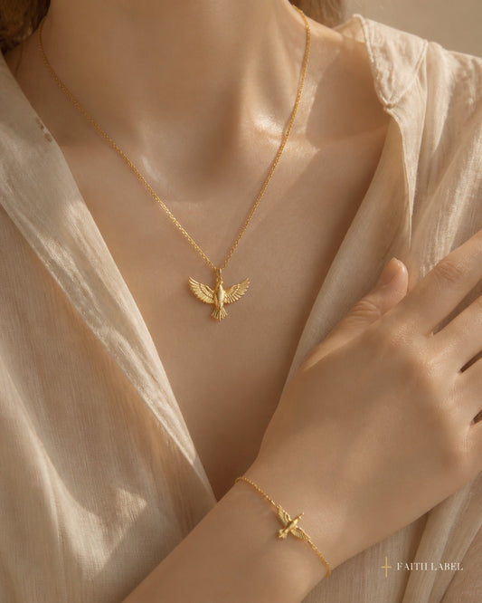Holy Spirit Dove Pendant