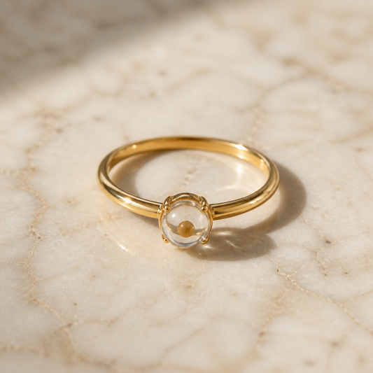 Faith Label Mustard Seed Ring