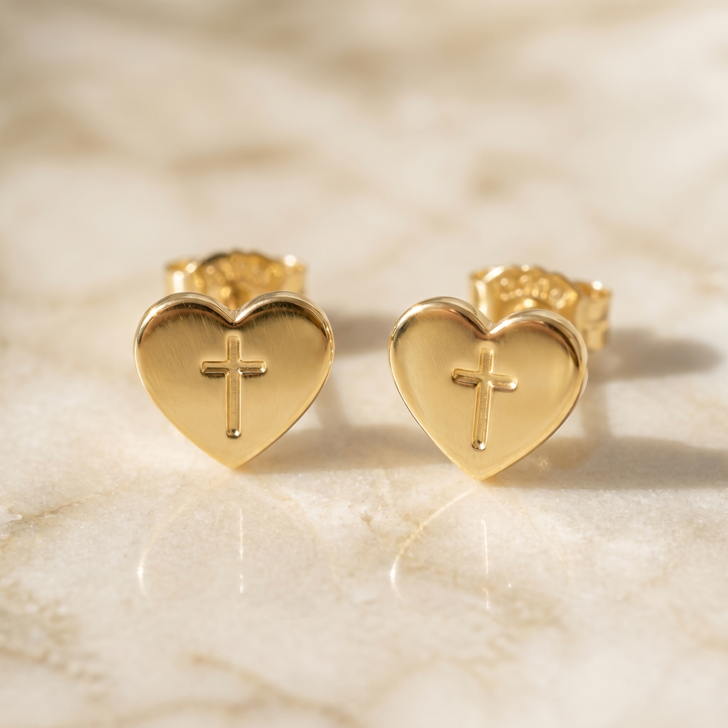 heart-cross-stud-earrings macro