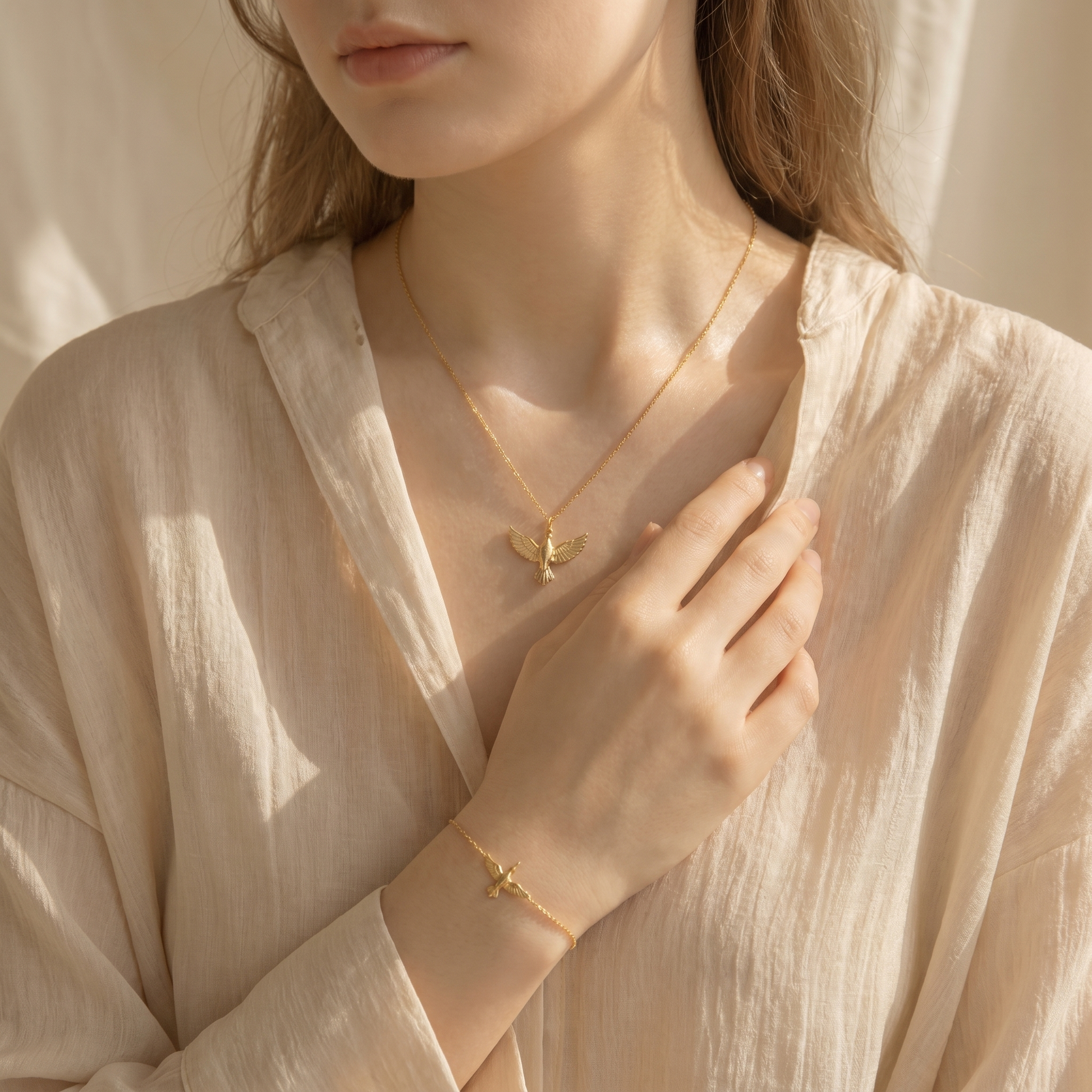 holy-spirit-dove-pendant lifestyle